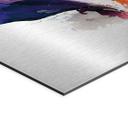 Geborsteld Alu-Dibond met goud-, zilver- & kopereffect - Abstracte kleurenroes - Mauro