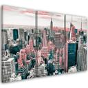3 stykke lærredstryk, New York City Skyline USA