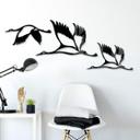 Decoración acrílica grullas - Bandada de pájaros 02