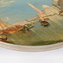 Cuadro de madera Turner - Venecia, Dogana y S. Giorgio Maggiore - Redondo