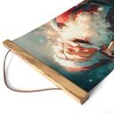 Tekstil plakat Den grinende julemand - Treechild
