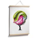 Póster árbol con colorida corona 3D - Mielu