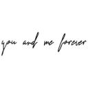 Wallsticker - You and me forever 02