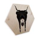 Hexagone - Bois placage de bouleau Ireland - Bear Warrior