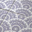 Azulejos Adhesivos Arcos geométricos con motivos florales en azul - lote de 12