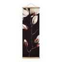 Póster de tela Noble magnolia en flor - Estandarte de flores panorama - Treechild