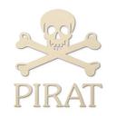 Træbogstaver - Pirat