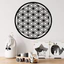 Sticker mural fleur de vie