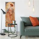 Muurprints Mucha - Zomer 1900
