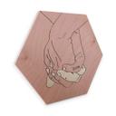 Hexagon Hout Kubistika - Hand in Hand