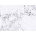 Hvid og grå non-woven tapet Designwalls White Marble stenoptik sort og hvid