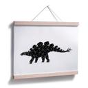 Póster Nouveauprints - Dinosaurio Geométrico Stegosaurus
