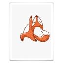Affiche - Yoga-renard 07