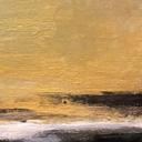 Fotomural Paisaje - Luz dorada en el cielo del atardecer - Bergius
