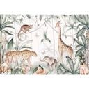 Papel pintado Animales de la jungla - Papel pintado Guardería - Kvilis