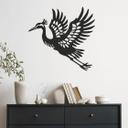 Wallsticker med trane - Elegant fugl