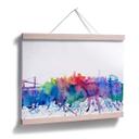 Póster Bleichner - Skyline de San Francisco en acuarela