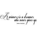A winner is a dreamer..