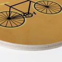 Cuadro de madera Kubistika - Bicycle Love - Redondo