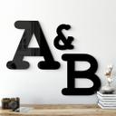 Lettres décoratives en verre acrylique - Lettres à l'unité Courier