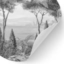 Idyllische plantenlandschap Muursticker - Ms Tiff - Rond