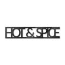 Letras acrílicas Hot & Spice