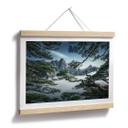 Plakat Fyrreskov i Huang Shan-bjergene - NingYun Ye