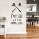Sticker mural - L'appetito vien mangiando