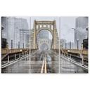 3 stykke lærredstryk, Brooklyn Bridge City, New York