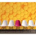 orange non-woven tapet Designwalls Honeycomb 