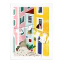 Póster casas de verano ilustración - Tomljanovic