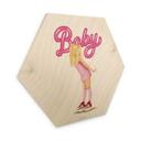 Hexagone - Bois placage bouleau Tohmé - Baby