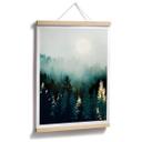 Póster SpaceFrog Designs - Bosque brumoso