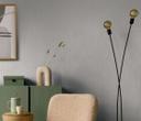 Grafisk tapet, non-woven tapet Flora grå, beige