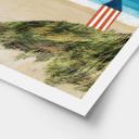 Póster de vacaciones junto al mar con vistas a las dunas - Rivers