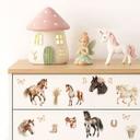 Wallsticker Klistermærke med ædle heste