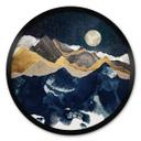 Póster Cielo estrellado en invierno - SpaceFrog Designs - Redondo