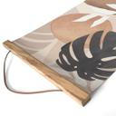 Boho monstera plante Tekstil plakat i naturlige farver - Melloi Art Prints