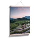 Póster Colombo - Terrazas de arroz en Vietnam