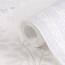 Papel pintado bosque con animales beige gris - papel pintado infantil con oso y ciervo