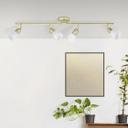Deckenleuchte Noemi, gold, 13 x 70 cm, Metall Strahler