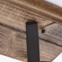 Spotbalken Dilara, braun, 18 x 27 cm, Holz Strahler