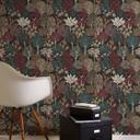 Architects Paper Floral Impression - Papier peint intissé jungle, noir