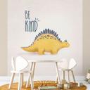 Fotomural para niños - Dino Be Kind - Estegosaurio - Tunaboylu