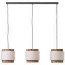 Pendelleuchte Till, braun, 120 x 110 cm, Textil Lampe