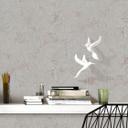 PVC-frit grafisk non-woven tapet med marmorlook og metallisk effekt i taupe
