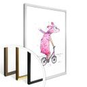 Poster Hagenmeyer - Lama avec le vélo