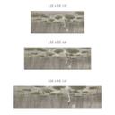 Keukenachterwand met lotusbloemen en zwaan in water in grijs - Ms Tiff