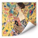 Zelfklevende Poster Klimt - Lady