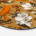 Alu-Dibond UN Designs - Tropical Ocher - Rund – print på aluminium (Alu-Dibond)